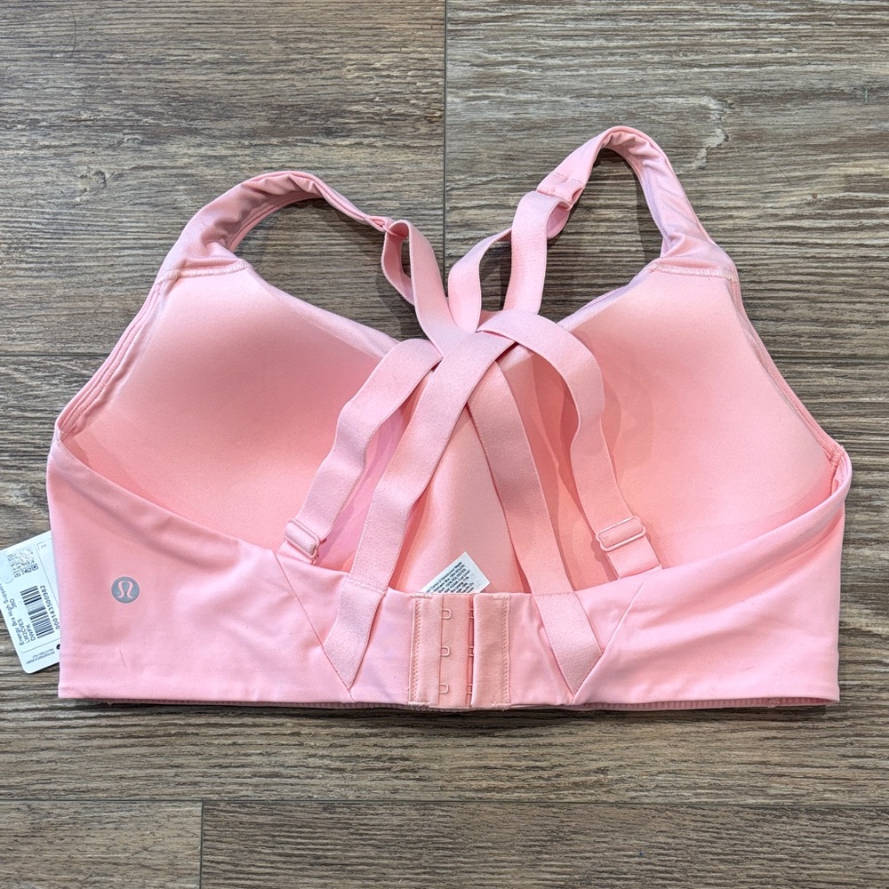 Lululemon Energy Bra High Support Sports Bra 38D in Dew Pink NWT Retails for $68 - Picture 4 of 6